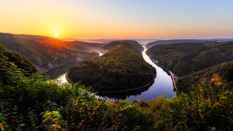 Sonnenuntergang an der Mosel Sonnenuntergang an der Mosel
