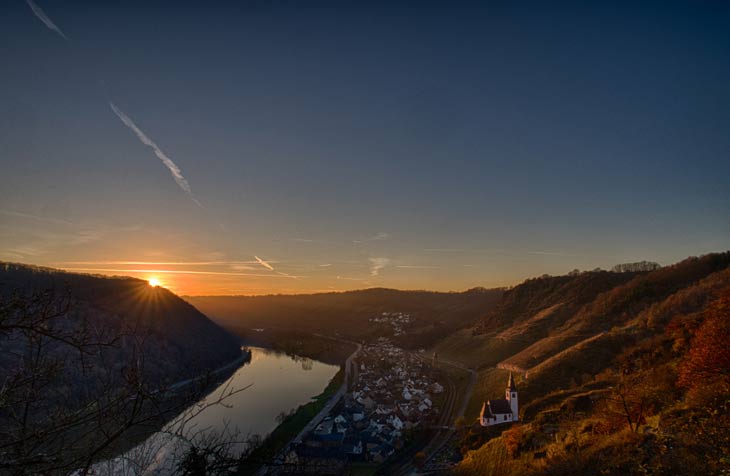 Sonnenuntergang an der Mosel Sonnenuntergang an der Mosel